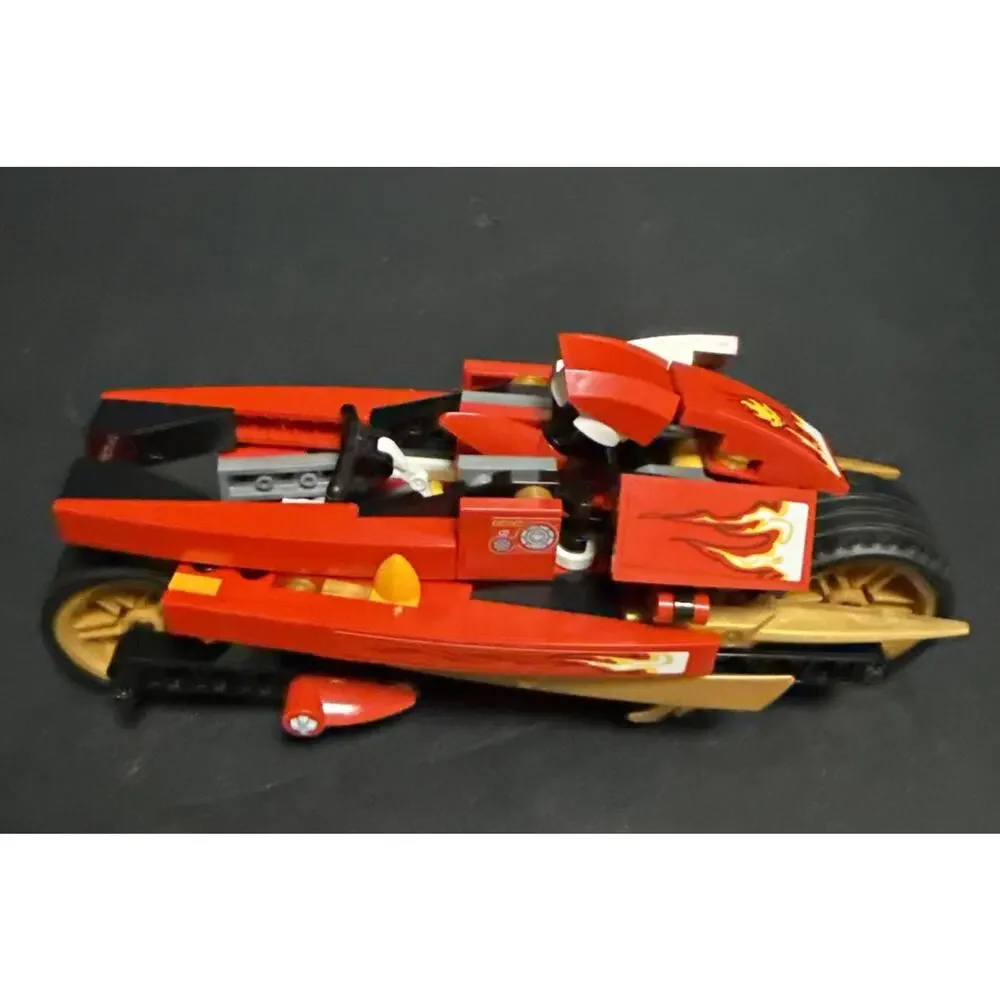 Lego Ninjago 9441 Kai's Blade Cycle Minifigures Instructions Box 100% Complete